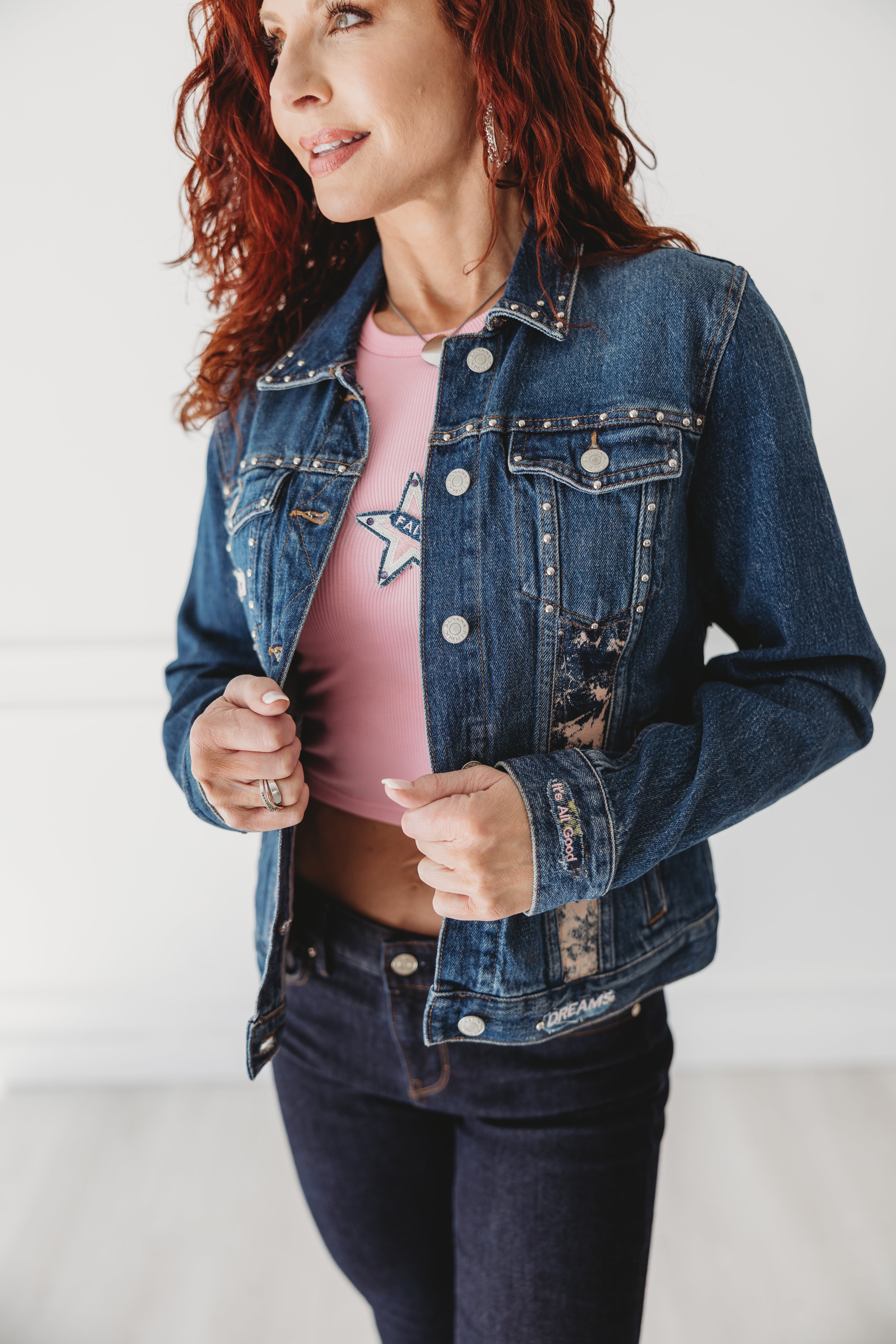 Power of Love Denim Jacket
