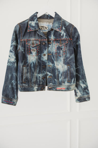 "Hot Blooded" Denim Jacket