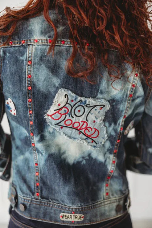 "Hot Blooded" Denim Jacket